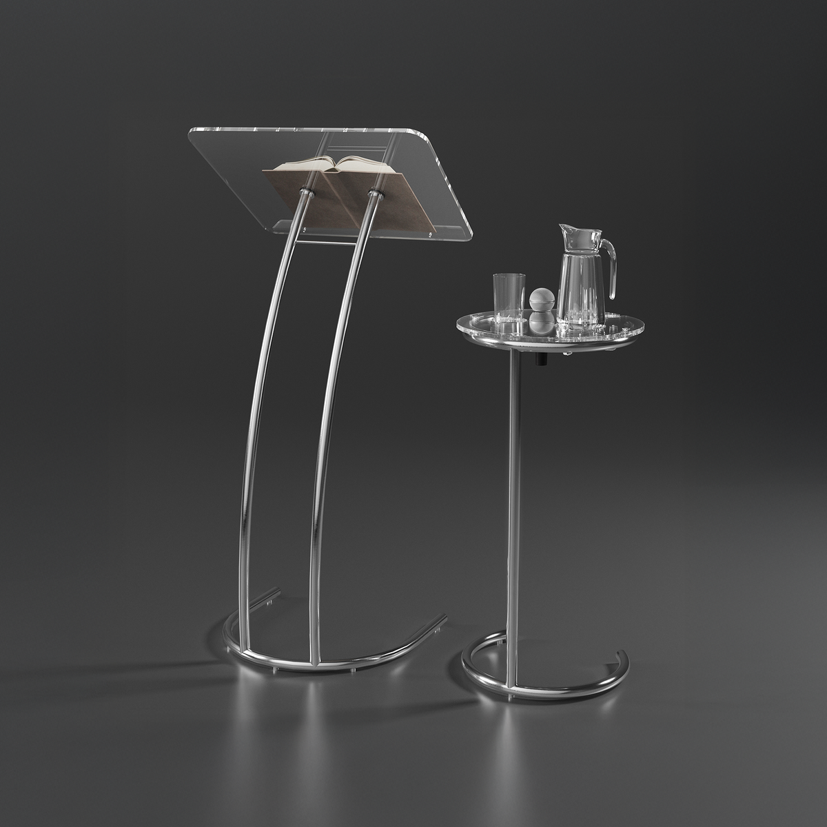 Conjunto Púlpito Inox PI62