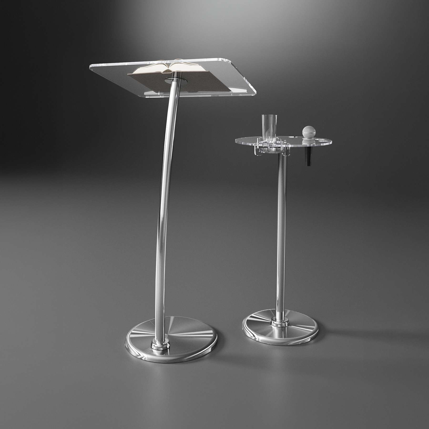 Conjunto  Púlpito Inox PI65