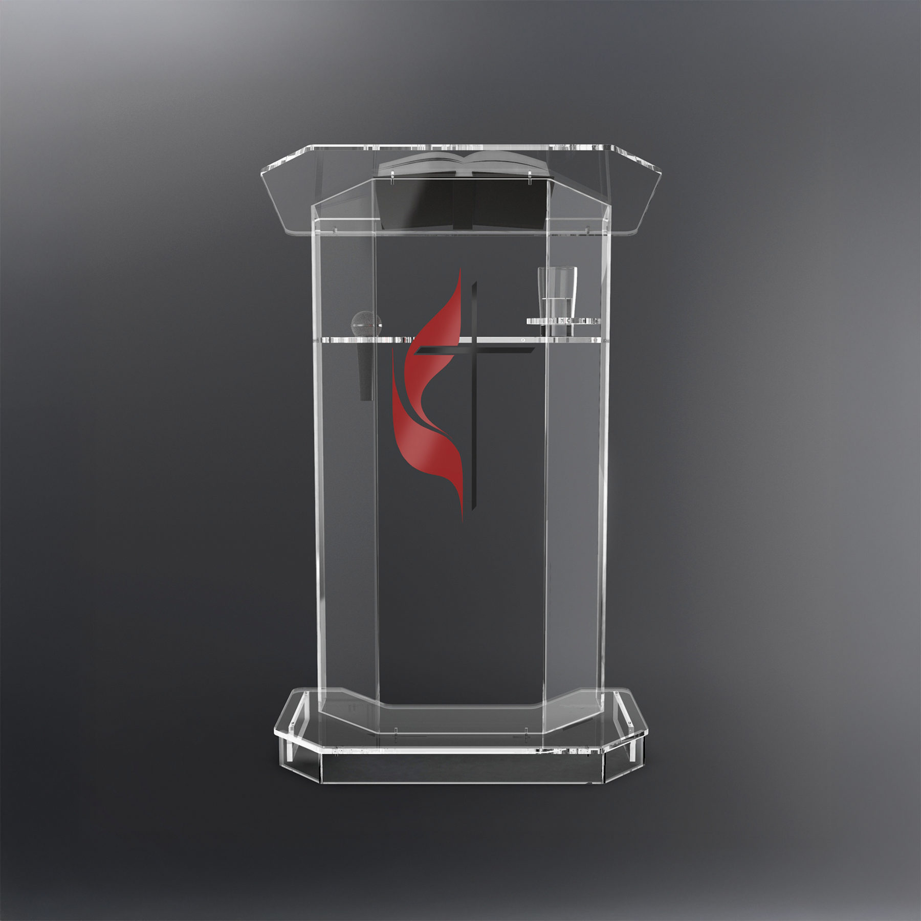 Púlpito de Acrílico PP06