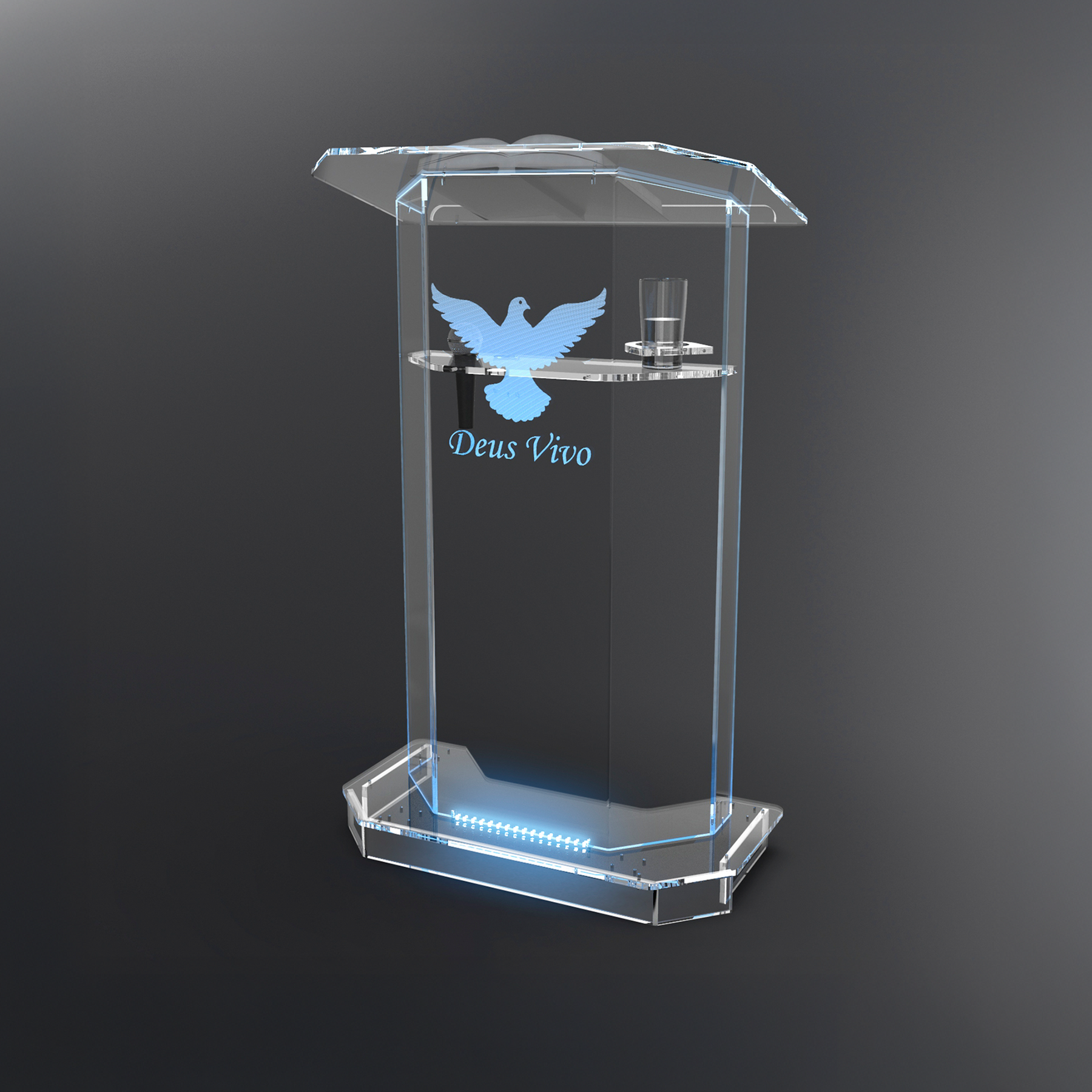 Púlpito de Acrílico PP06