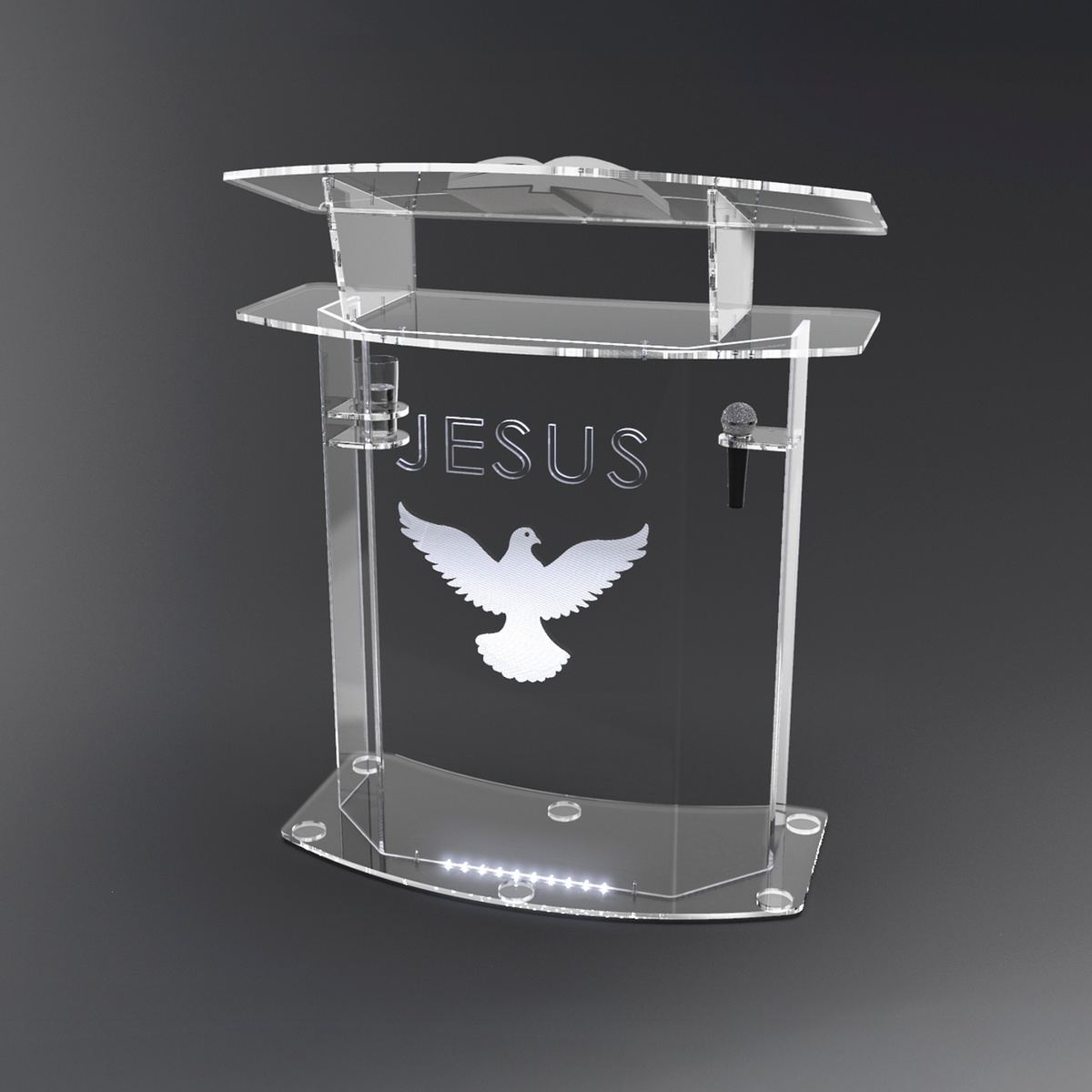 Púlpito de Acrílico PP13