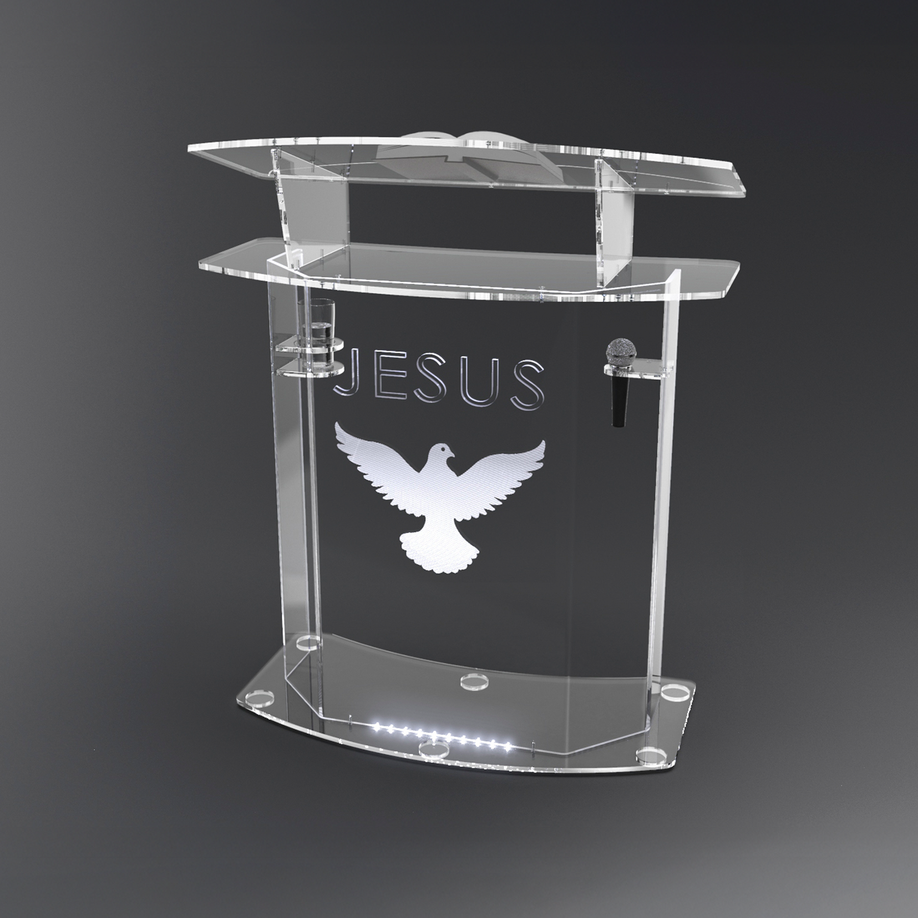 Púlpito de Acrílico PP13