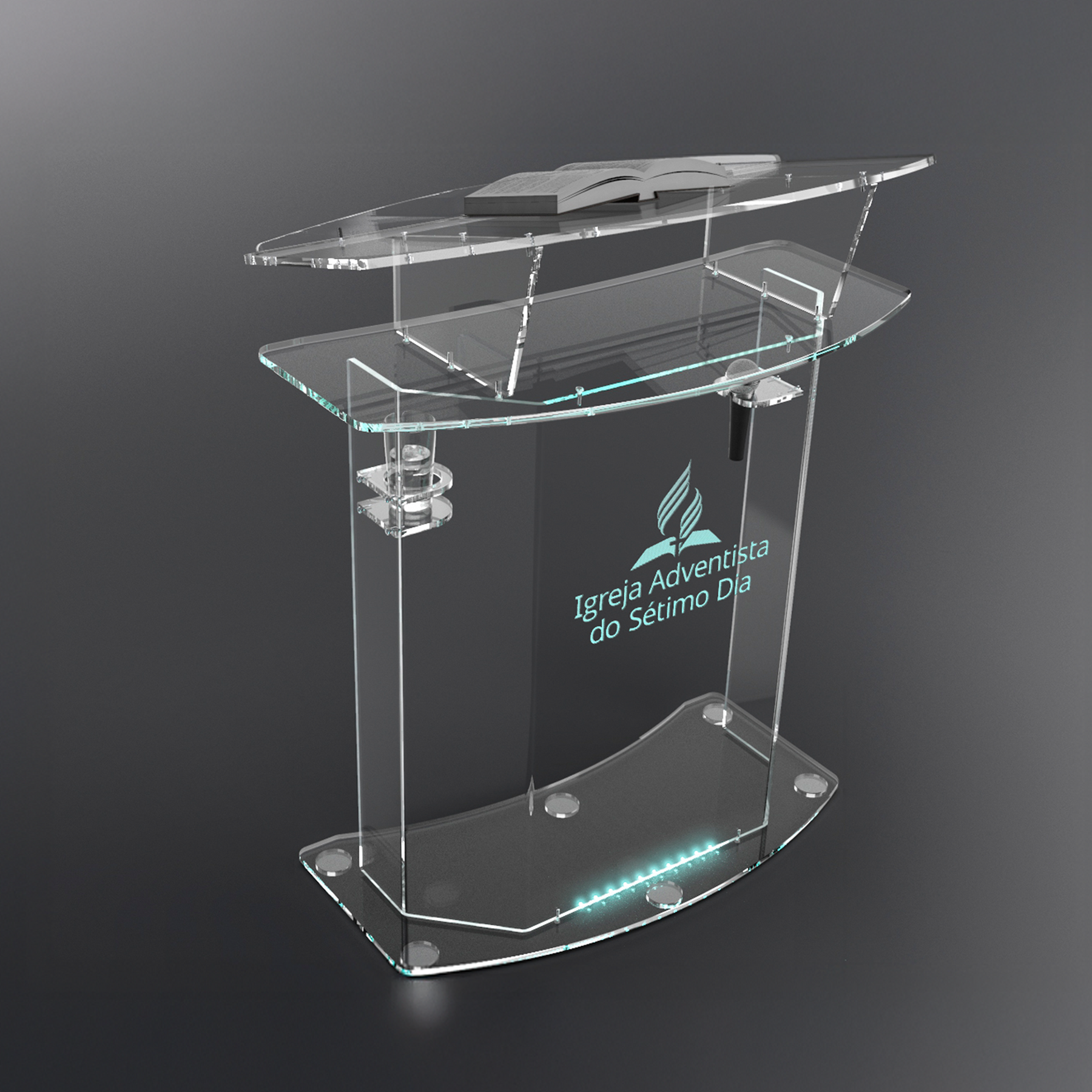 Púlpito de Acrílico PP13