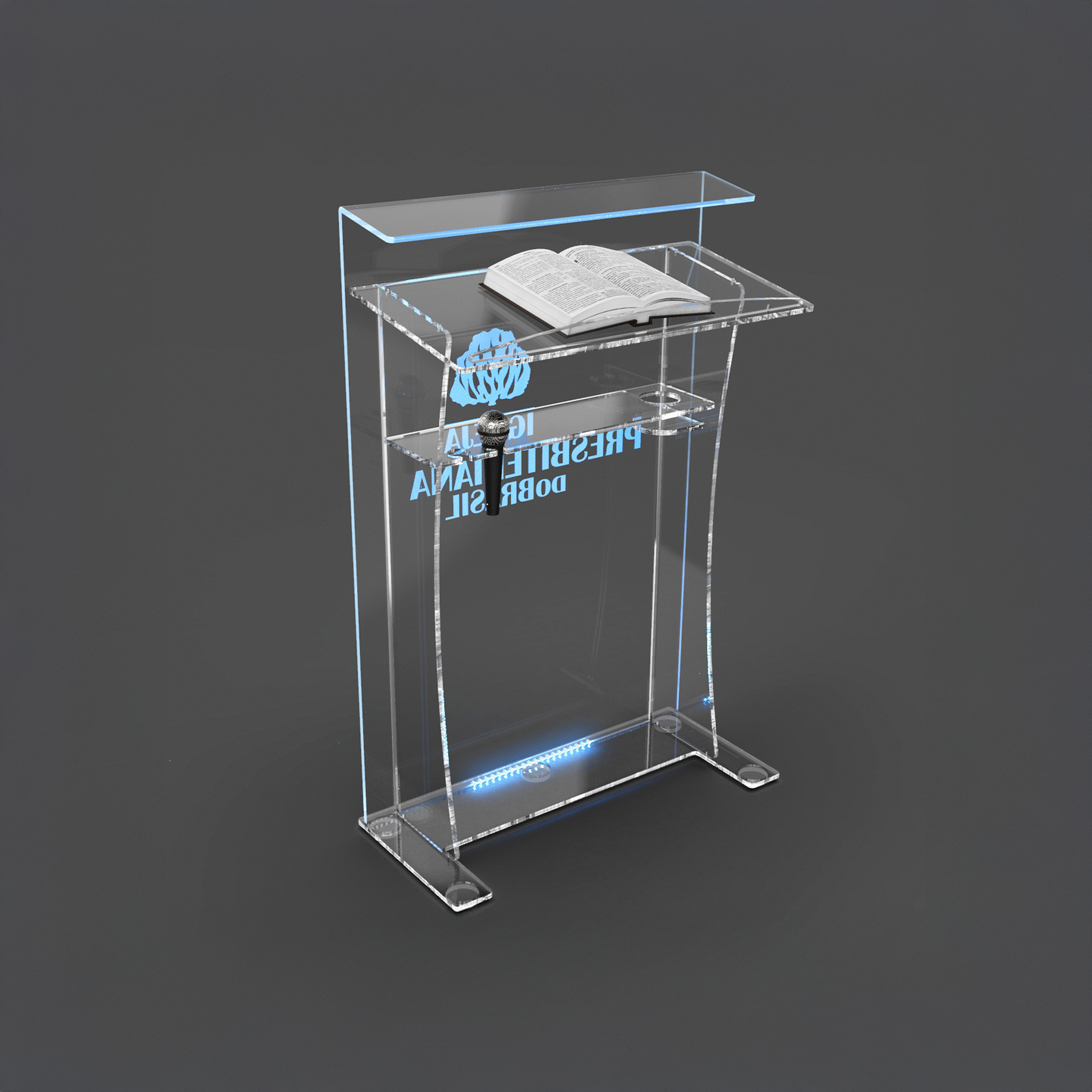 Púlpito de Acrílico PP56